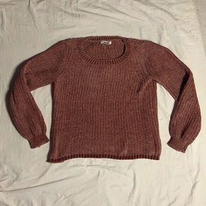 Soft knit blush sweater